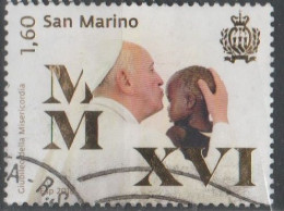 2016 - SAN MARINO - GIUBILEO DELLA MISERICORDIA - JUBILEE OF MERCY - USATO. - Gebruikt