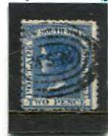 AUSTRALIA/NEW SOUTH WALES - 1863  2d  BLUE  FINE USED  SG 192 - Usados