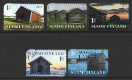 Finland 2016. Scott #1518a-e (U) Barns  *Complete Set* - Used Stamps