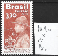 BRESIL PA 90 * Côte 0.50 € - Airmail