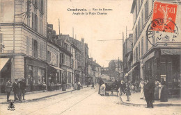 Courbevoie       92        Rue De Bezons .Angle De La Place Charras   .   (Voir Scan) - Courbevoie