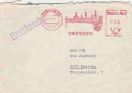 DDR Brief Mit Freistempel Dresden A1 1969 Rot Stadtbild Von Dresden - Máquinas Franqueo (EMA)