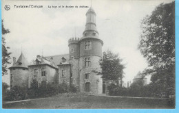 Fontaine-l'Evêque-Hainaut+/-1910-La Tour Et Le Donjon Du Château-Edit.Nels-Imprimerie Et Papeterie Duvivier Frères - Fontaine-l'Evêque