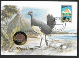 Tonga - Busta Commemorativa Con Moneta Non Circolata FDC Da 2 Seniti Km43 - 1975 - Tonga