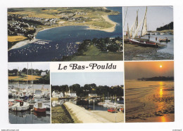 56 LE BAS POULDU De Guidel à Lorient Par La Route Côtière Estuaire De La Laïta Port Postée De Ploemeur En 1990 Voiliers - Guidel