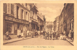 VAL D'OISE  95 DEUIL LA BARRE - DEUIL - RUE DE L'EGLISE - LE TABAC - MAGASIN "FAMILISTERE" SUCCURSALE N°933 - Deuil La Barre