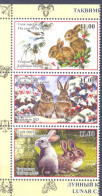 2023. Tajikistan, Lunar Calendar, Year Of The Rabbit, 3v Perforated, Mint/** - Tayikistán