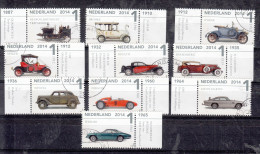 Nederland 2014 Nvph Nr 3155 - 3164, Mi Nr 3211 - 3220, Klassieke Auto's Louwman Museum - Oblitérés
