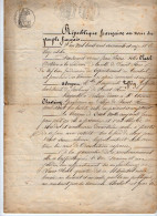 VP22.680 - SAINT - FLOUR ( Cantal ) - Acte De 1871 - Obligation Par Melle Marguerite TUFFERY à M. Etienne CHASTAING - Manuscrits