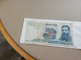 Israel-100 LIROT-BENJAMIN ZE'EV HERZL-(1968)-(BLACK-NUMBER)-(299)-(29037310-ד/5)-wrinkle-stain-bank Note - Israel