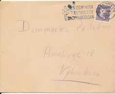 Denmark Cover Sent To Denmarks RED CROSS 1-6-1946 (Adolescents Remember The Tuberculosis Study) - Covers & Documents