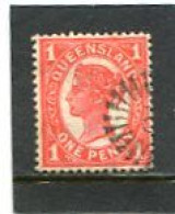 AUSTRALIA/QUEENSLAND - 1897   1d  RED  FINE  USED   SG 232 - Used Stamps
