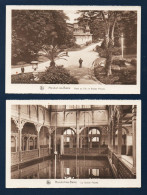 Luxembourg. Mondorf-les-Bains. Partie Du Parc Et Grande Piscine. Lot De 2 Cartes - Mondorf-les-Bains