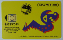 COLUMBIA - Chip - $15000 - Pacifico '95 - Mascot - 06/95 - Mint - Colombie