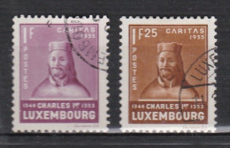 Luxembourg Charles 1er Oeuvres Sociales Oblitérés - Used Stamps