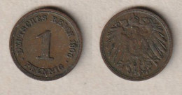 00859) Dt. Kaiserreich, 1 Pfennig 1906F - 1 Pfennig