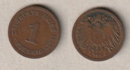 00856) Dt. Kaiserreich, 1 Pfennig 1905D - 1 Pfennig