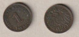 00855) Dt. Kaiserreich, 1 Pfennig 1908D - 1 Pfennig