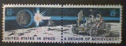 United States, Scott #1435b, Used(o), 1971, Moonscape, Continuous Pair, 8¢ - Used Stamps