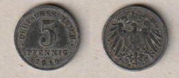 00867) Dt. Kaiserreich, 5 Pfennig 1919F - 5 Pfennig