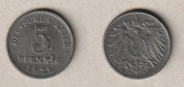 00868) Dt. Kaiserreich, 5 Pfennig 1921G - 5 Pfennig