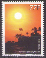 Polynesia 2014 Polynesie Soleil Couchant Sonnenuntergang Puesta De Sol 1v Mnh - Neufs