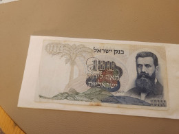 Israel-100 LIROT-BENJAMIN ZE'EV HERZL-(1968)-(BROWN-NUMBER)-(313)-(71855942-ל/8)-stains-wrinkle-used-bank Note - Israël