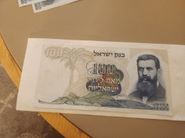 Israel-100 LIROT-BENJAMIN ZE'EV HERZL-(1968)-(BROWN-NUMBER)-(316)-(72842896-ל/8)-XXF-bank Note - Israele