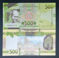 GUINEA 500 FRANCOS AÑO 2018. SC / UNC P-52a - Guinea