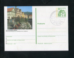 "BUNDESREPUBLIK DEUTSCHLAND" Bildpostkarte Mit Bildgleichem Stempel Ex "SCHWAEBISCH  GMUEND" (3602) - Illustrated Postcards - Used