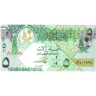 Qatar, 5 Riyals, KM:21, NEUF - Qatar