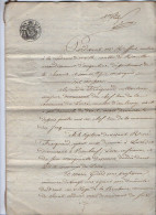 VP22.681 - ANVILLE - Acte De 1846 - Contrat De Mariage - M. FRAIGNAUD à LE GICQ X LOIRE & Melle GIRARD à SAINT - MEDARD - Manuscripts