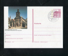 "BUNDESREPUBLIK DEUTSCHLAND" Bildpostkarte Mit Bildgleichem Stempel Ex "HEPPENHEIM" (3621) - Cartoline Illustrate - Usati