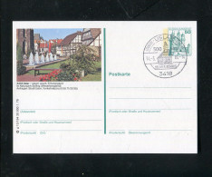 "BUNDESREPUBLIK DEUTSCHLAND" Bildpostkarte Mit Bildgleichem Stempel Ex "USLAR" (3622) - Illustrated Postcards - Used