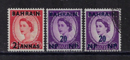 BAHRAIN 1952,1957   SCOTT#85 MH,110 USED - Bahrain (...-1965)