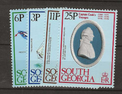 1979 MNH Falkland Islands - South Georgia Mi 74-77 - South Georgia