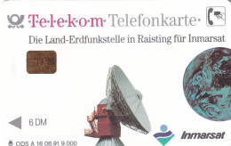 GERMANY - Die Land-Erdfunkstelle Für Inmarsat/Mobilfunk Mit System(A 16), Tirage 9000, 06/91, Mint - A + AD-Series : Werbekarten Der Dt. Telekom AG