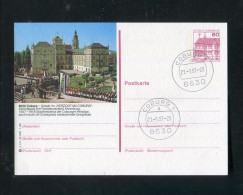 "BUNDESREPUBLIK DEUTSCHLAND" Bildpostkarte Mit Bildgleichem Stempel Ex "COBURG" (3656) - Cartoline Illustrate - Usati