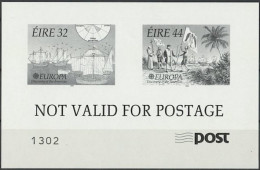 Europa CEPT 1992 Irlande - Ireland - Irland Y&T N°BF795 à 796 - Michel N°B792 à 793 *** - Noir Et Blanc - 1992