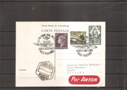 Luxembourg - Aérophilatélie ( Premier Vol Luxembourg - Madrid De 1956 à Voir) - Lettres & Documents