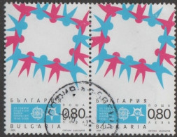 2006 - BULGARIA - CINQUANTESIMO DEL PRIMO FRANCOBOLLO CEPT - 50TH OF THE FIRST EUROPA CEPT STAMP - USATO / USED. - Used Stamps