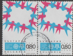 2006 - BULGARIA - CINQUANTESIMO DEL PRIMO FRANCOBOLLO CEPT - 50TH OF THE FIRST EUROPA CEPT STAMP - USATO / USED. - Usados