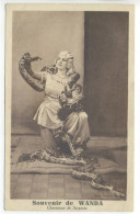 CPA Artistes De Cabaret - Charmeuse De Serpents - Souvenir De WANDA - Entertainers