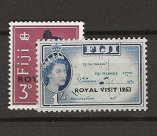 1963 MNH Fiji Mi 168-69 Postfris** - Fiji (...-1970)