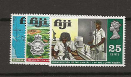 1969 MNH Fiji Mi 255-57 Postfris** - Fiji (...-1970)