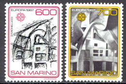 San Marino Sc# 1120-1121 MNH 1987 Europa - Unused Stamps