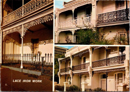 9-12-2023 (1 W 44)  Australia - VIC (posted 1973) Old Melbourne Lace Iron Work - Melbourne