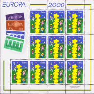 Irlande - Ireland - Irland Bloc Feuillet 2000 Y&T N°F1227 - Michel N°KB1223 *** - 30p EUROPA - Gommé - Blokken & Velletjes