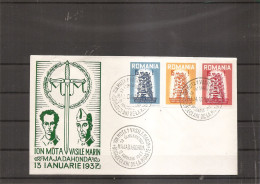 Roumanie - Postes Des Exilés - Europa ( FDC De 1957 Avec Timbres Non Dentelés à Voir) - Brieven En Documenten