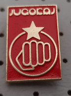 Karate Federation JUGOKAJ Slovenia Ex Yugoslavia Vintage Pin - Judo